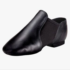 Linodes Unisex Leather Upper Jazz Shoe Slip-on for Women and Men's Dance Shoes 8